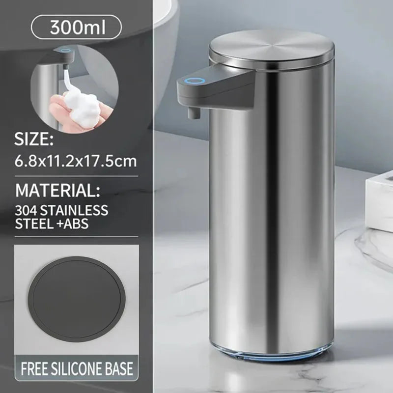Stainless Steel Soap Dispenser Electric Non-Contact Infrared Sensor Soap Dispenser Liquid Dispenser For Home Kitchen Bathroom