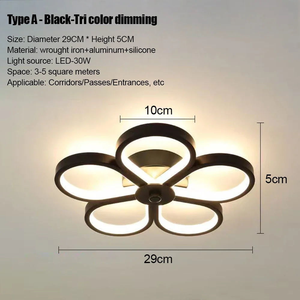 LED Strip Aisle Ceiling Lights Modern Minimalist Living Room Lamps For Balcony Entrance Staircase Home Decor Fixtures lighting