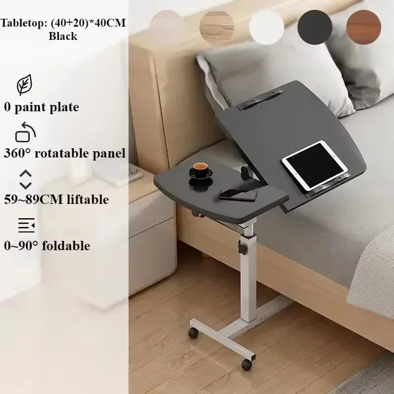 Adjustable Nursing Table Foldable Rotating Table Multifunctional and Movable Storage Table Convenient Dining Table on The Bed - Bakesbyemily.com