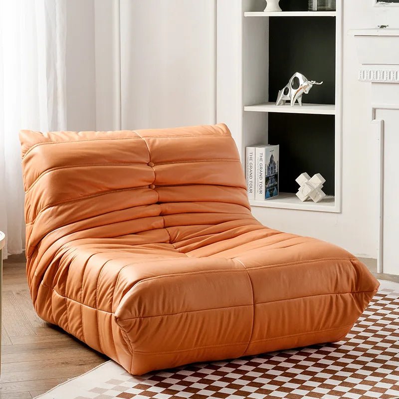 MOMO Nordic Tatami Single Togo Sofa Recliner Celebrity Balcony Caterpillar Sofa Simple Casual Lazy Sofa Creative Furniture - Bakesbyemily.com