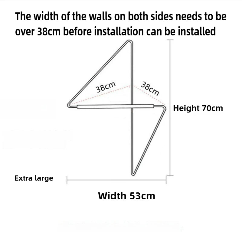 Nordic Wood Wall Hanger Clothes Rack Corner Hat Rack Wall Decoration Corner Clothes Organizer Portable Wall Storage Furniture - Bakesbyemily.com