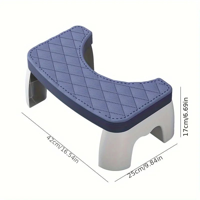 1 thick anti slip stool pad, footstool, household bathroom, adult squatting toilet, toilet footstool waterproof squatting toilet - Recipeliebe.com
