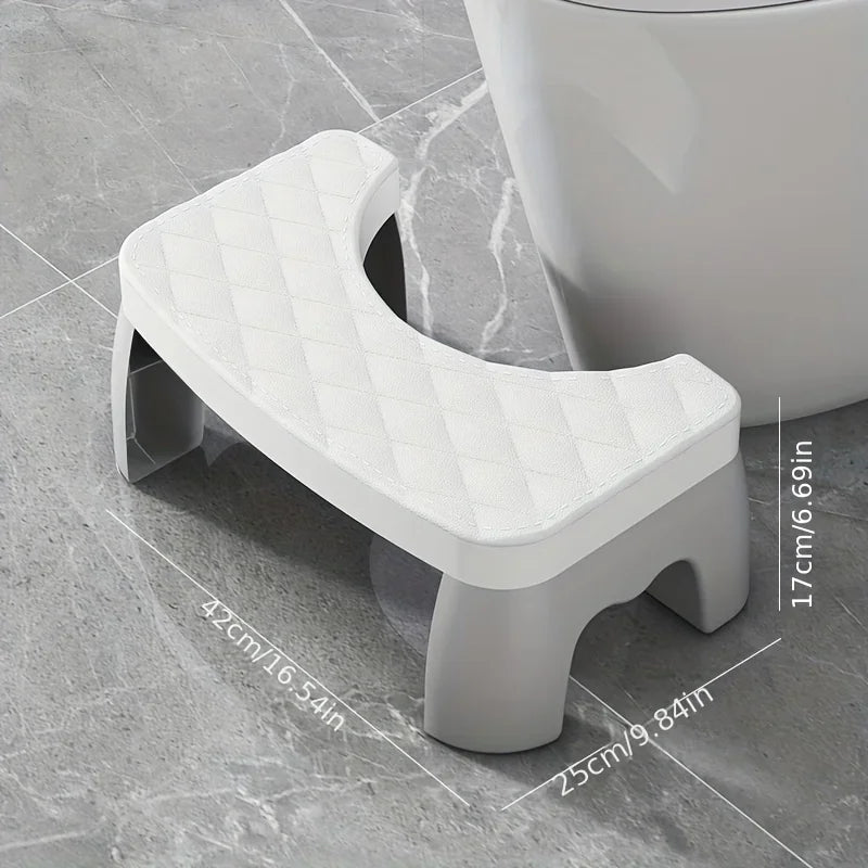 1 thick anti slip stool pad, footstool, household bathroom, adult squatting toilet, toilet footstool waterproof squatting toilet - Recipeliebe.com