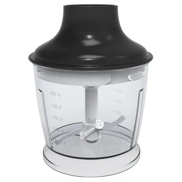 4 in 1 Hand Blender, 1000W - 2 Speeds - Stainless Steel Blades and Body, Stick Blender with Glass, Chopper, Emulsifier Whisk for Smoothies, Soups, Sauces