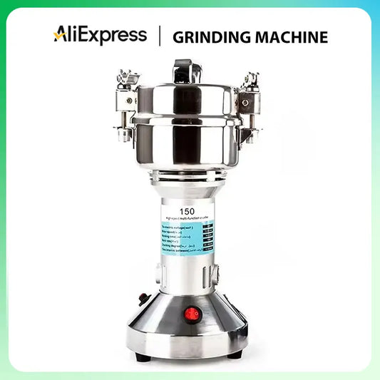 150G Grinding Machine Ultrafine Grinder Chinese Medicinal Materials Mill Home Mill Commercial Small Grains Miscellaneous Grains