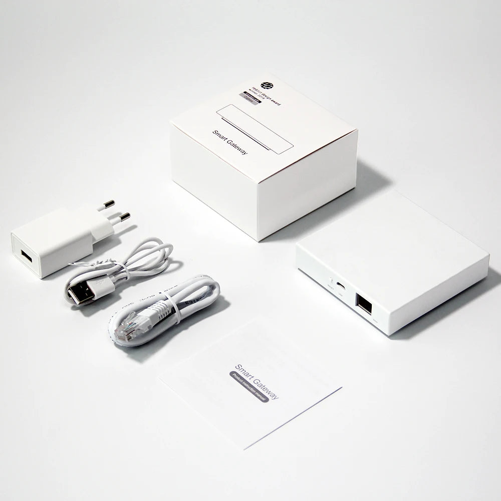 LoraTap Smart Home Tuya ZigBee Gateway Hub Bridge with Network Interface Smart Life App Remote Control Devices up to 256 Mesh