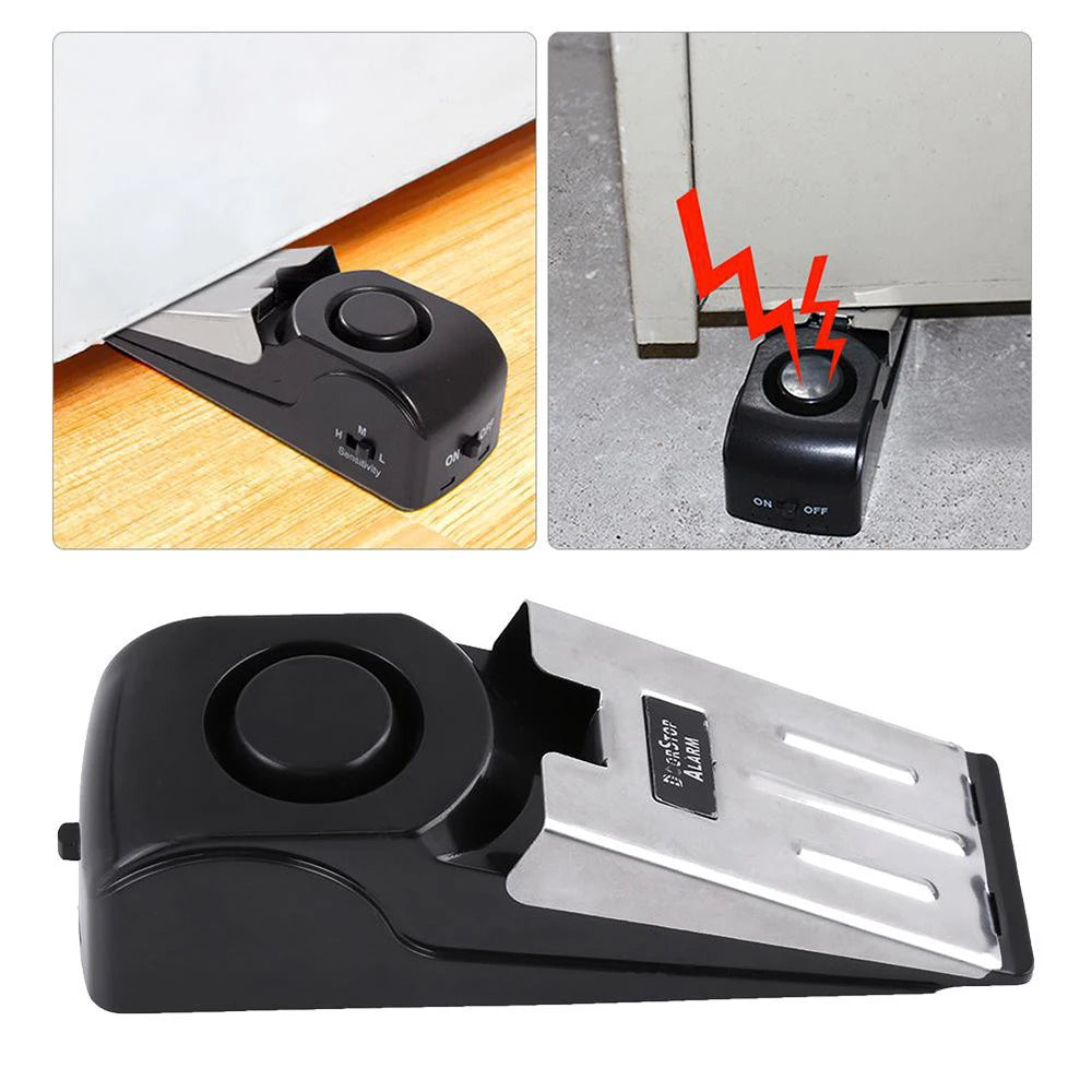 Door Stopper Alarm, Siren Door Safety Wedge Anti Break-In Door Personal self-defense necessities when traveling at home