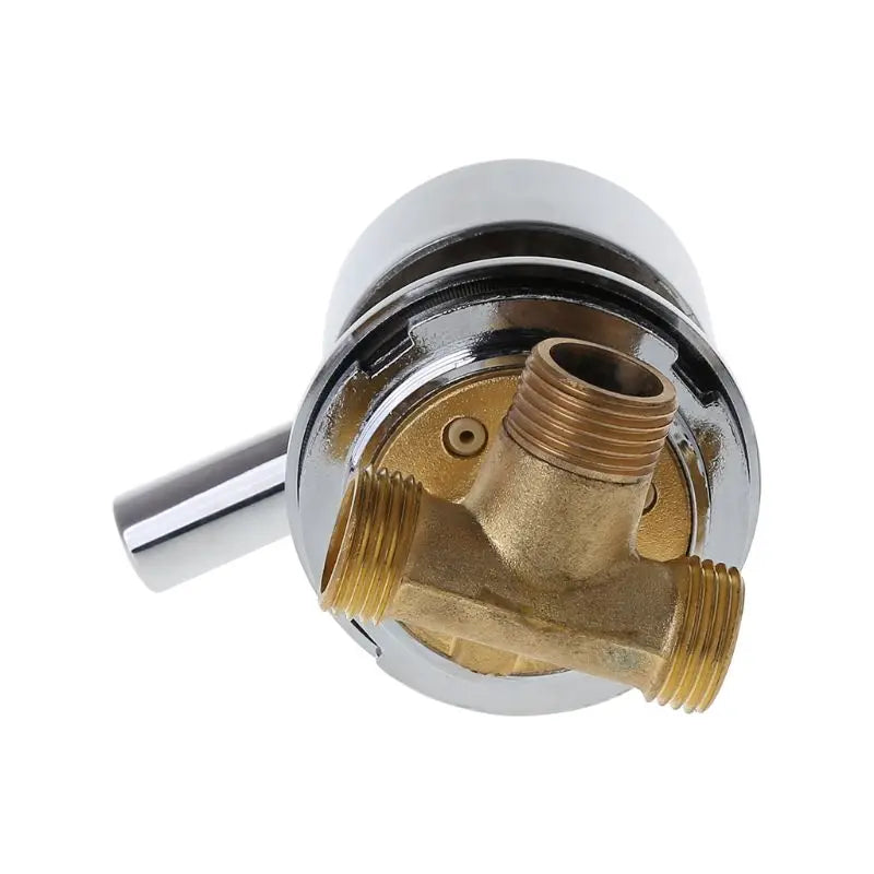 G1/2" Hot & Cold Water Mixing Valve Thermostatic Mixer Two In & One Out Faucet For Shower Room