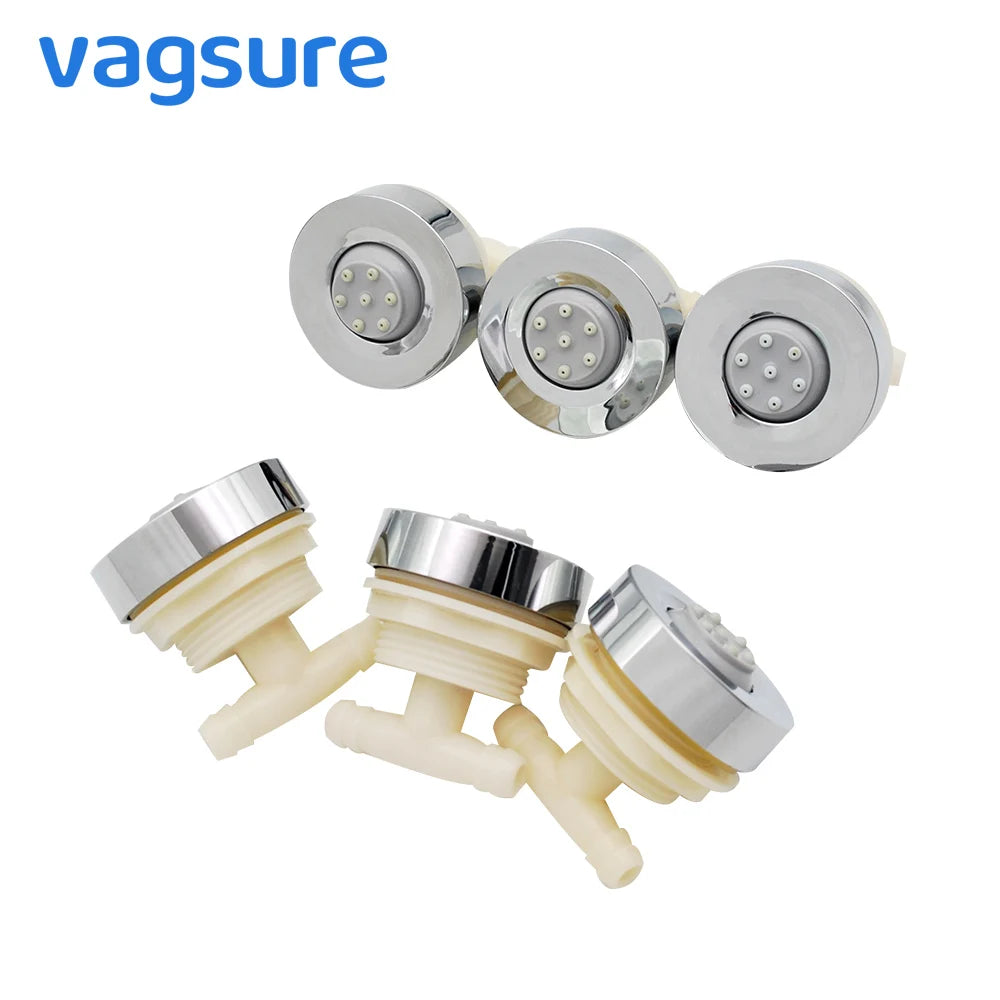 3pcs-6pcs/set Shower Head Shower Cabin Room Accessories Hydraulic Acupuncture Massage Water Saving Jets Bathroom