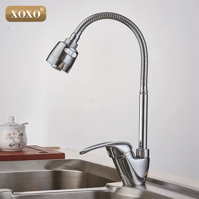 XOXO Brass mixer tap cold and hot water kitchen faucet  kitchen sink tap Multifunction shower Washing machine 2262