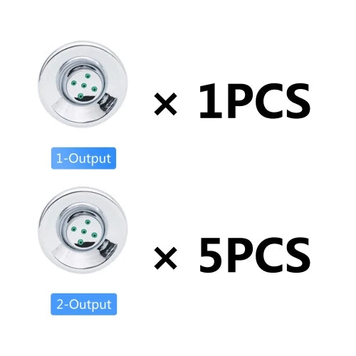 3pcs-6pcs/set Shower Head Shower Cabin Room Accessories Hydraulic Acupuncture Massage Water Saving Jets Bathroom