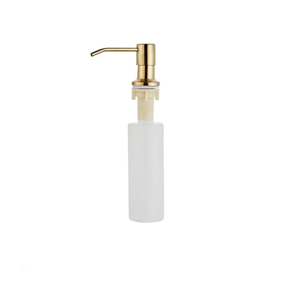 Tuqiu Kitchen Sink Soap Dispenser Stainless Steel Soap Dispenser Bathroom 300ML Soap Dispenser Black/Gold/Chrome/Nickel
