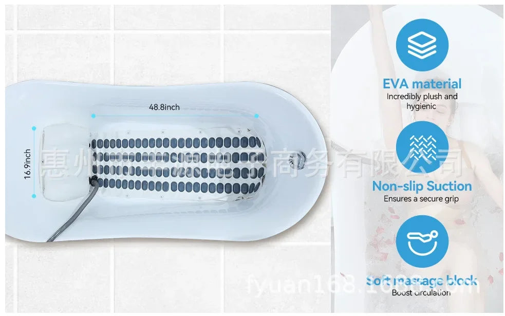 Home Surfing Massage Bath Mat SPA Spa Machine Bathtub Bubble Machine Anti Slip Bath Mat