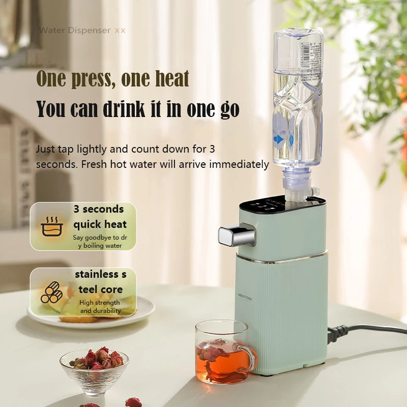 3s Instant Hot Water Dispenser, Baby Bottle Formula Dispenser, Mineral/Bottled Water Dispenser, Water Warmer for Travel, Hotel