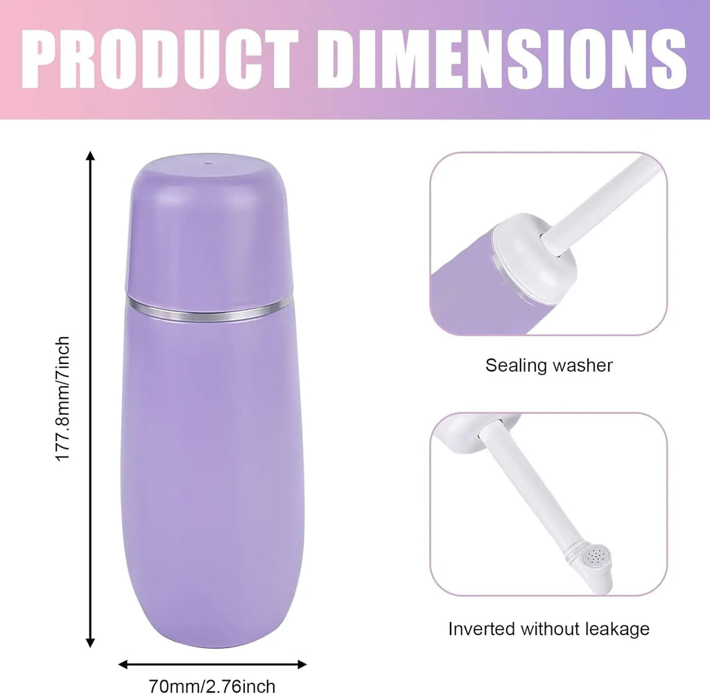 Easy Bidet 400ml private area rinse, replacing wet wipes and shower toilets, modern portable female travel body wash