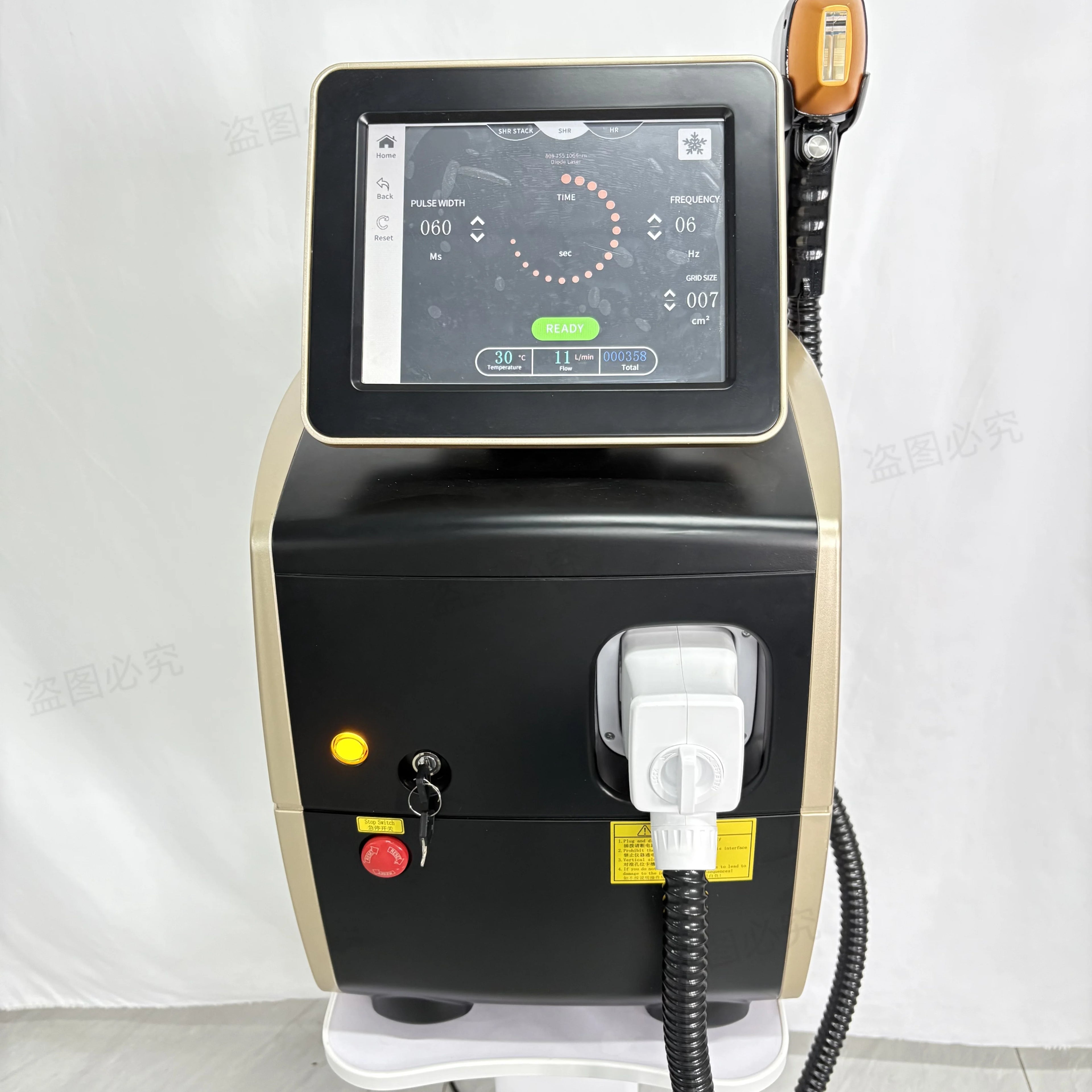 4000W proTitanium Ice Platinum Freezing point painless Alexandrit 755 808 1064nm Machine Painless laser Hair Removal Machine