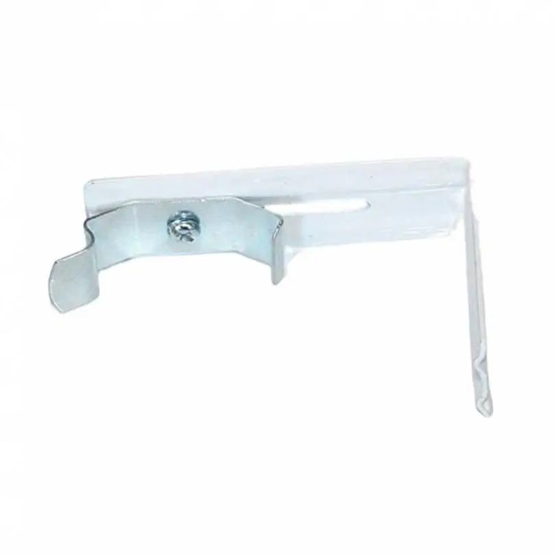 2pcs 3 Inch Metal Roller Shutter Pull Cord Curtain Chain L Shaped Bracket Internal and External Installation for Vertical Blinds