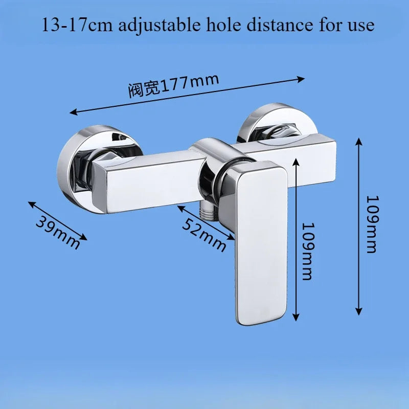 Bathroom Shower Faucet  Hot and Cold Faucet Bath Switch Bath Shower Mixing Valve Shower Bathroom Accessories