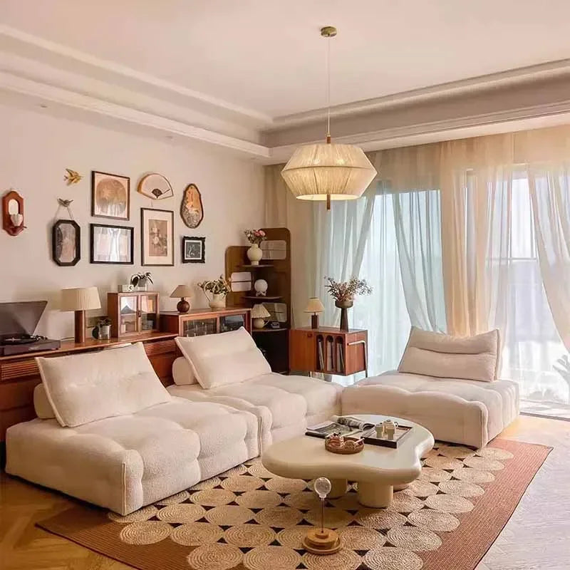Fancy Unique Living Room Sofas New Arrival Large Wood Luxury Nordic Lazy Sofa Modern Floor European Divano Apartment Furniture