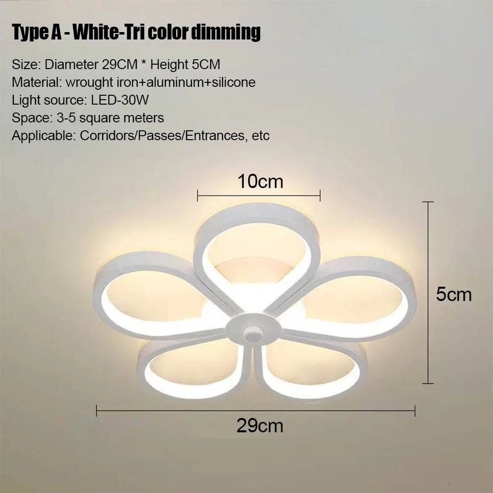 LED Strip Aisle Ceiling Lights Modern Minimalist Living Room Lamps For Balcony Entrance Staircase Home Decor Fixtures lighting