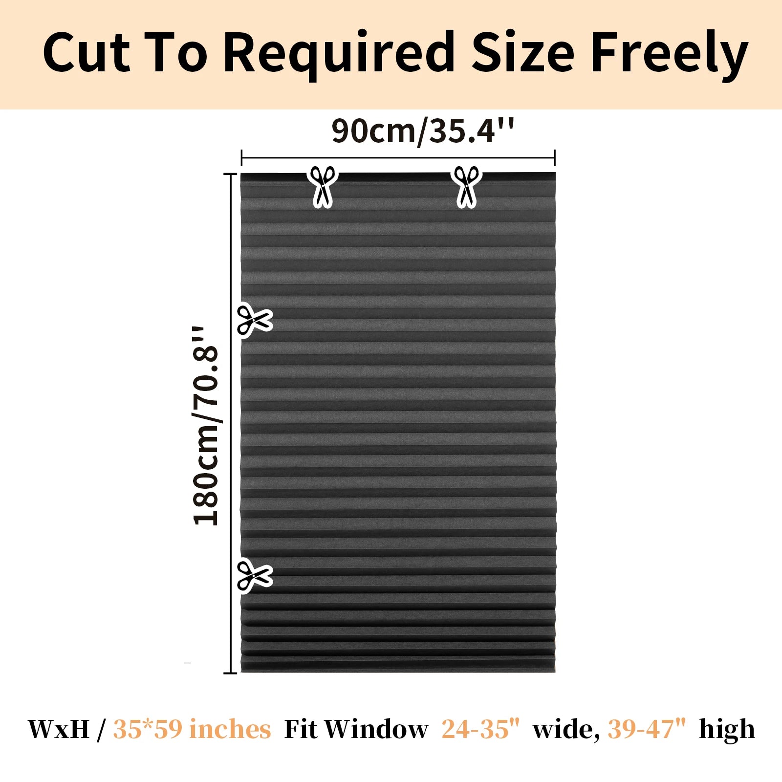 1Pc Shades Self-adhesive Half/Full Windows Nonwoven Folding Curtain Bathroom Balcony Living Room Balcony Curtains Pleated Blinds