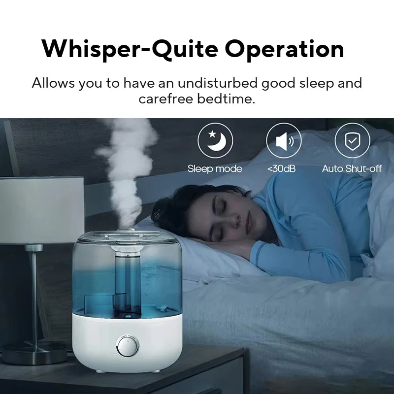 KINSCOTER 3L Air Humidifier Professional Large Capacity Home Humidifier Plant Mist Aroma Diffuser with Remote Control Timer