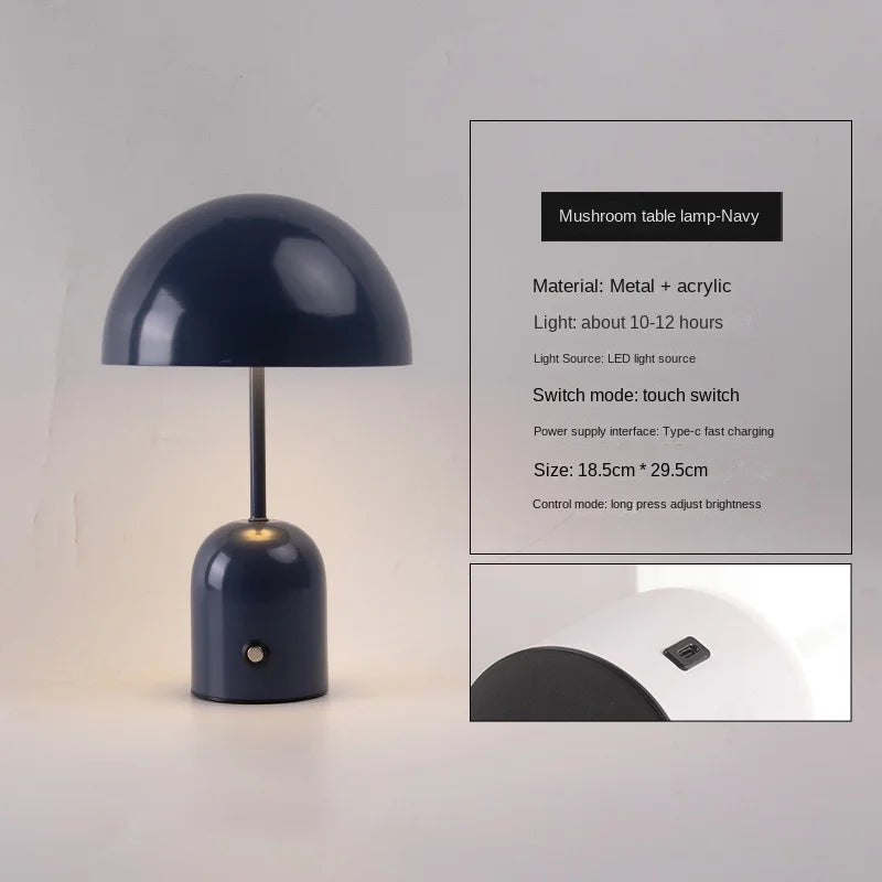 Touch Switch Table Lamp Bedroom USB Desktop Atmosphere Lights Indoor Bedside Eye Protection Led Creative Gift Night Light