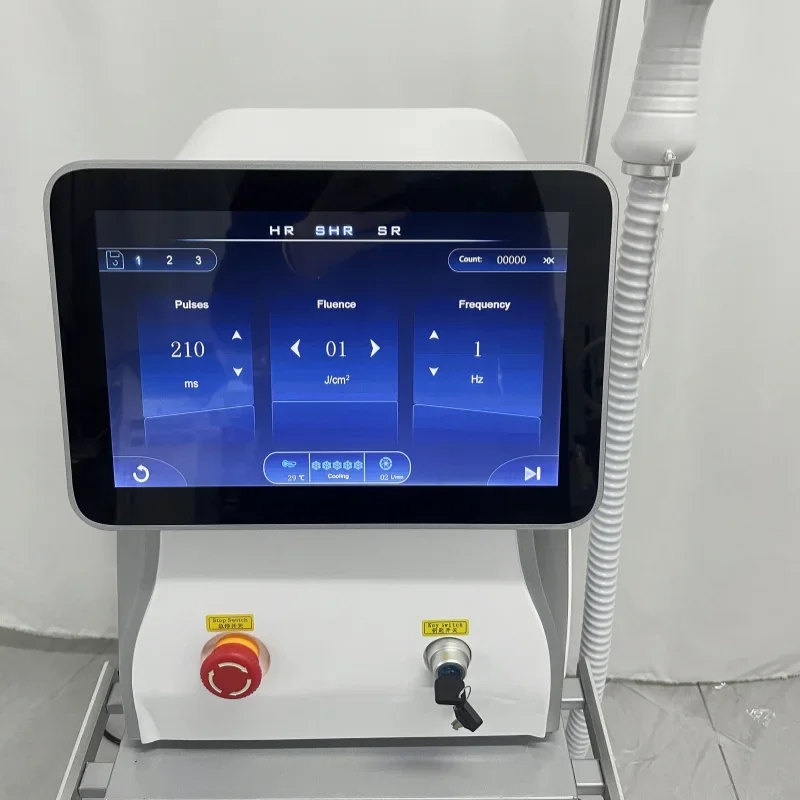 High Power 808 Laser Hair Removal Device 3 Wavelengths 755 1064 808 Diode Laser Hair Removal Machine For Full Body Hair Removal