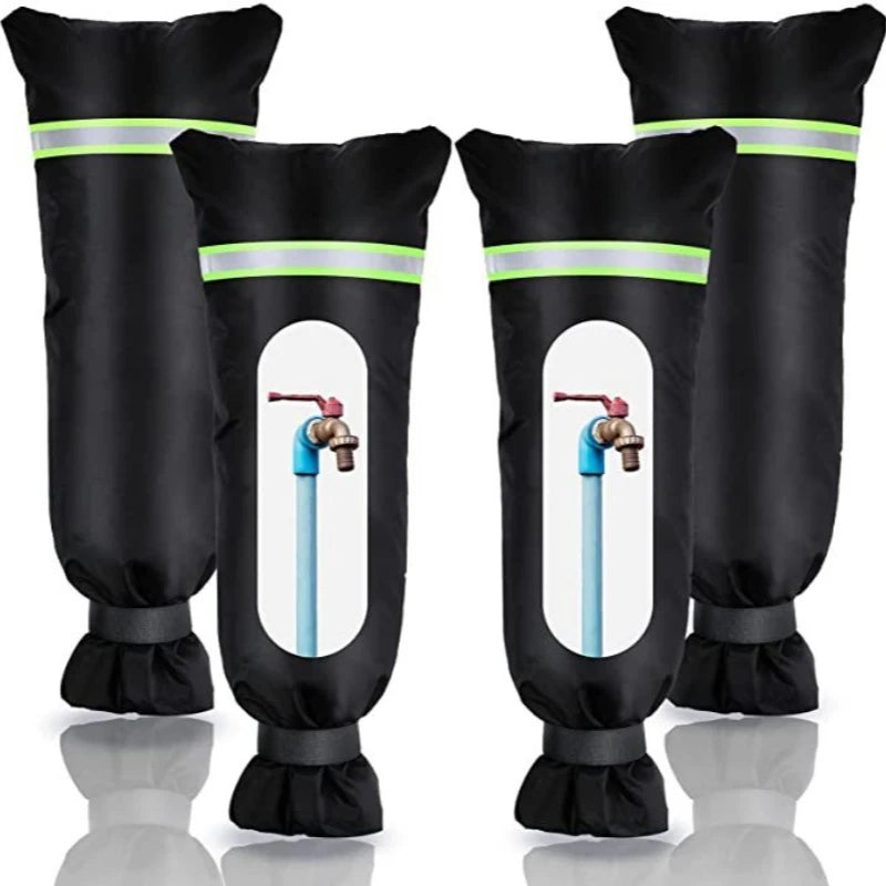 Winter Waterproof Outdoor Garden Faucet Tap Cover Antifreeze Oxford Cloth Faucet Protector for Home Kitchen Faucet Accessories