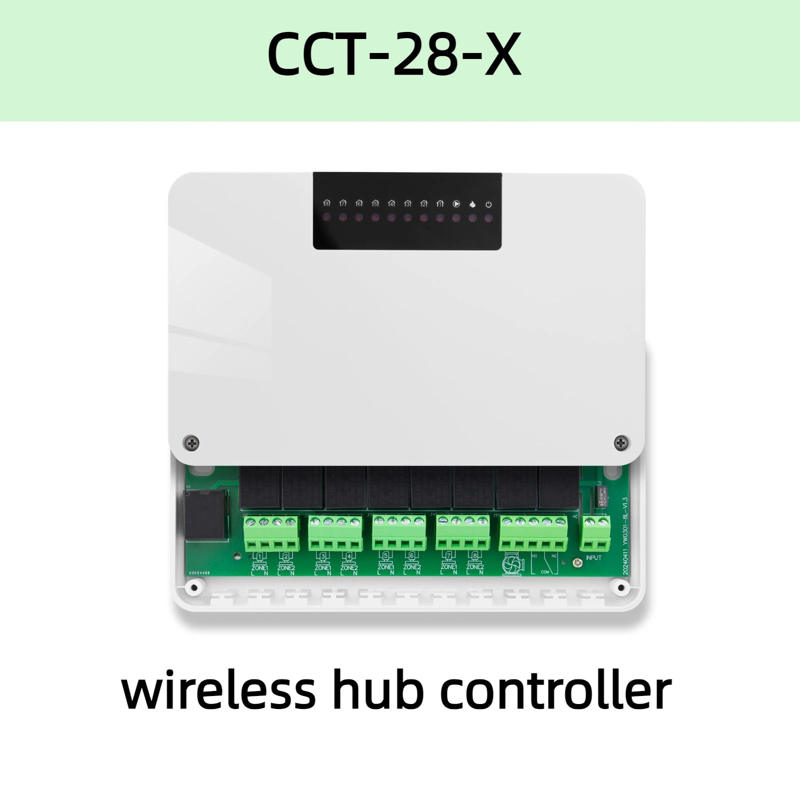 Beok Zone Heating 8-channel Wireless Thermostat Controller Central Smart Heating for Gas Boiler Water Floor Actuator System