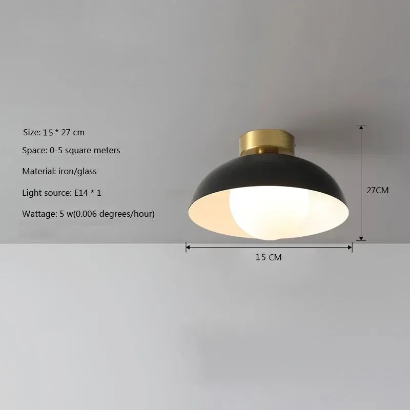 Nordic LED Ceiling Light Minimalist Wooden Hanging Lamps For Aisle Balcony Cloakroom Interior Decorative Lighting Fixture Luster