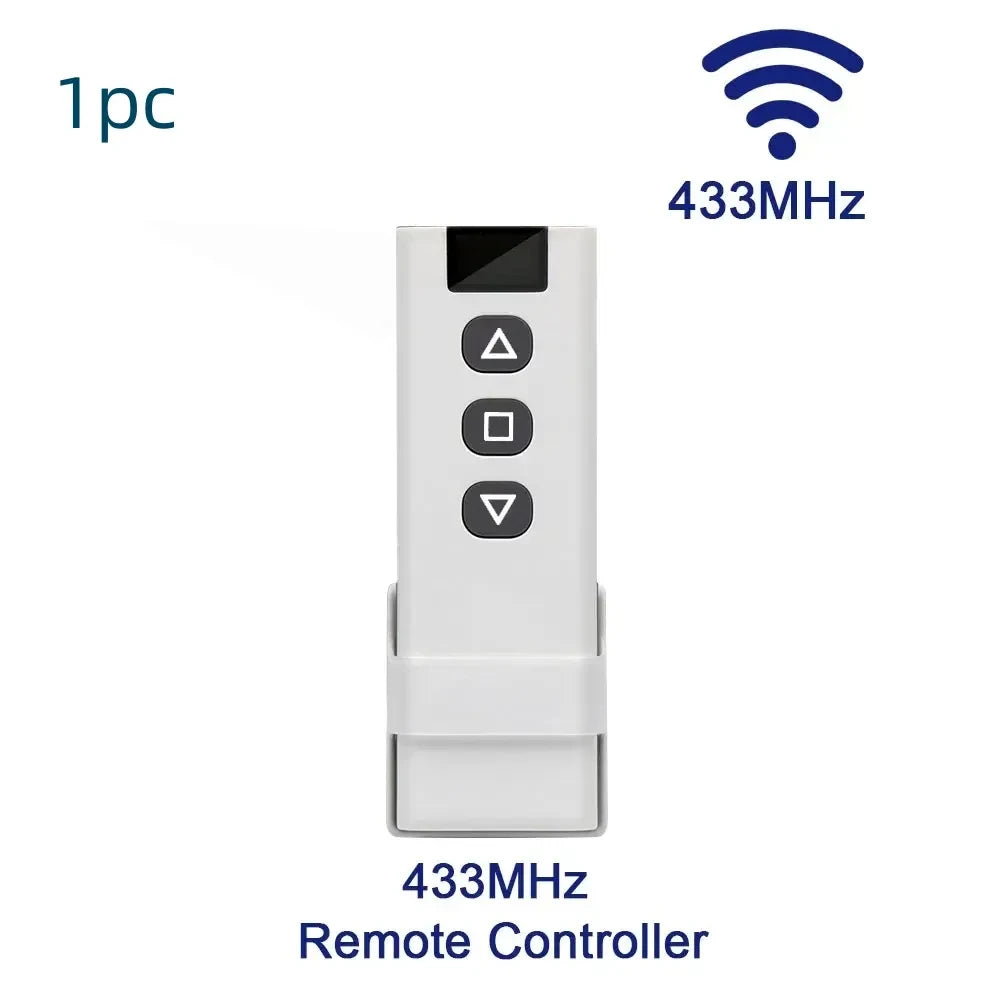 Tuya WiFi Smart Curtain Switch Blind Rolling Shutter RF433MHz Remote Control For Smart Life App Support Google Home Alexa