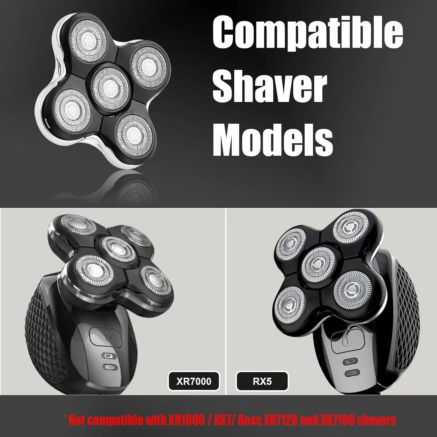 shaver replacement head Fit for Remington Balder Pro Head Shaver XR7000，XR1500，XR1501 electric Razor for bald men