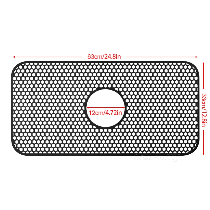Silicone Sink Mat Heat-Resistant Sink Protectors Multifunctional Kitchen Bottom Protective Mats Kitchen Sink Grid Accessories