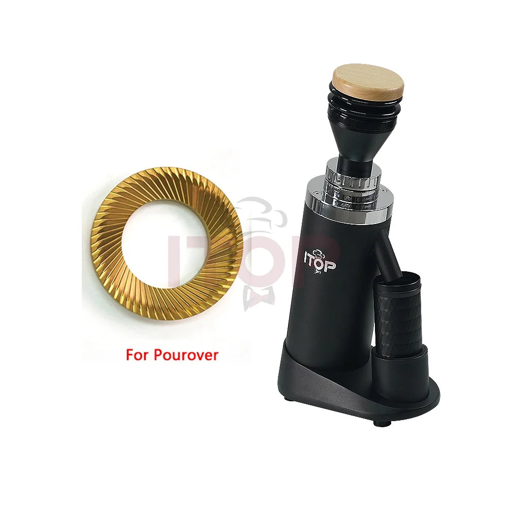 ITOP40 Plus-V1/V2 Coffee Grinder Machine 64MM Flat Titanium Burrs Adjustable Speed Version Coffee Grinder Espresso Grinder