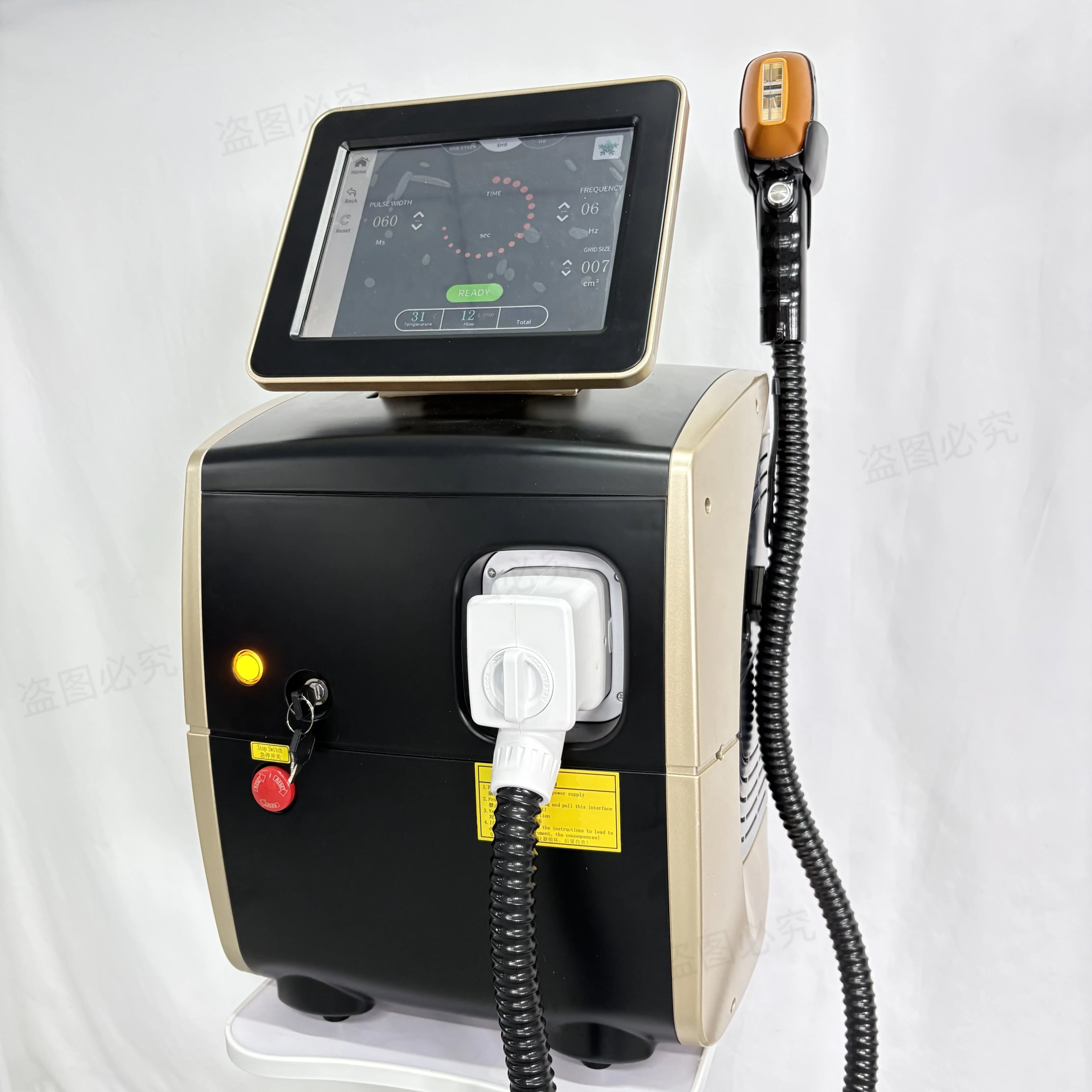 4000W proTitanium Ice Platinum Freezing point painless Alexandrit 755 808 1064nm Machine Painless laser Hair Removal Machine