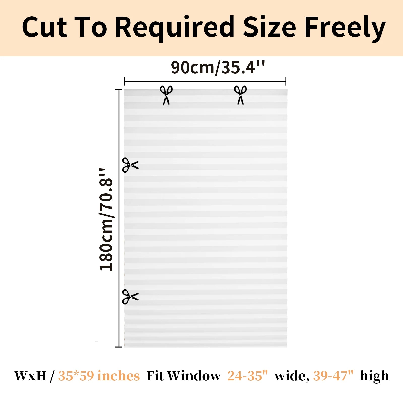 1Pc Shades Self-adhesive Half/Full Windows Nonwoven Folding Curtain Bathroom Balcony Living Room Balcony Curtains Pleated Blinds