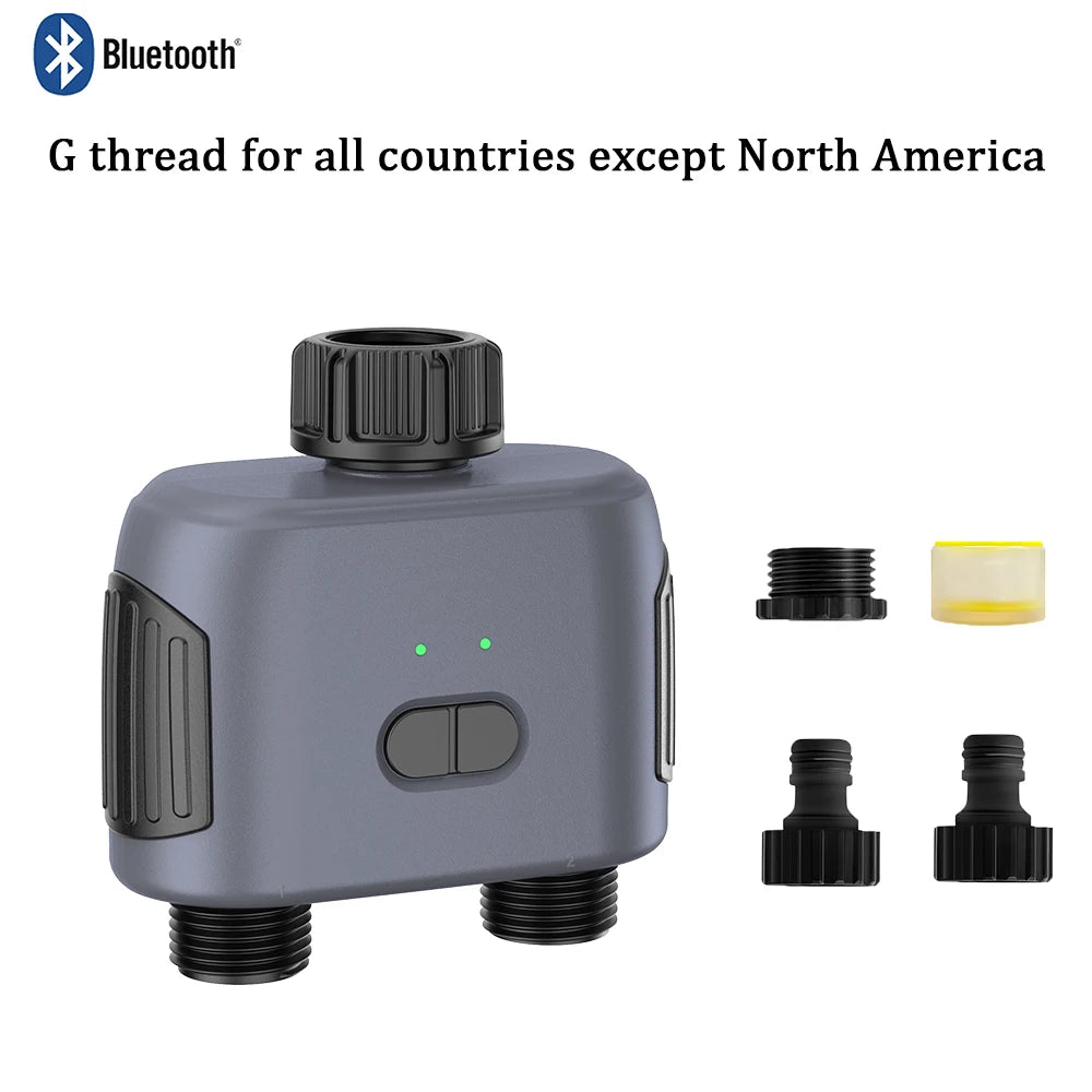 Insoma Automatic Water Timer 2-Outlet Garden Irrigation Watering System Sprinkler Programmer Tools Faucet Hose Timer