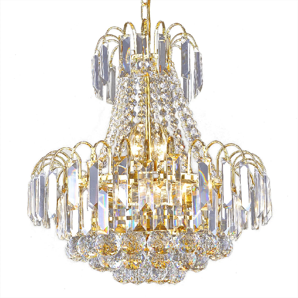 LED Kitchen Elegant Lamp Crystal Chandelier Ceiling Light Living Room Lighting Luxury Classic Lamp Classic Droplet Pendant Light