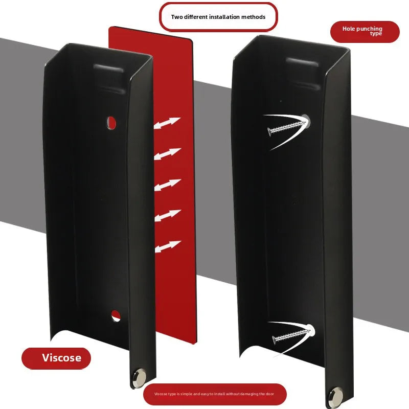 Stainless steel foot-mounted door arrester automatic door arrester safety windproof anti-slip card magnetic suction door clip