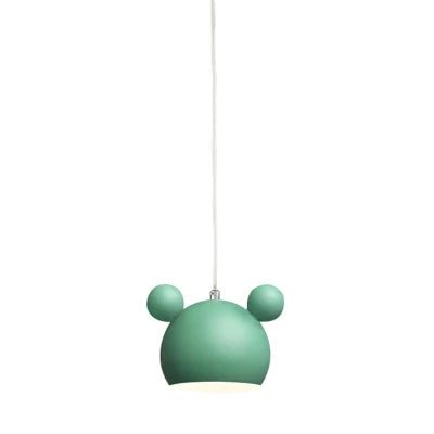 Modern Mickey Pendant Lights Colorful Iron Hanglamp For Dining Room Bedroom Baby Room Nordic Home Decor E27 Luminaire Suspension