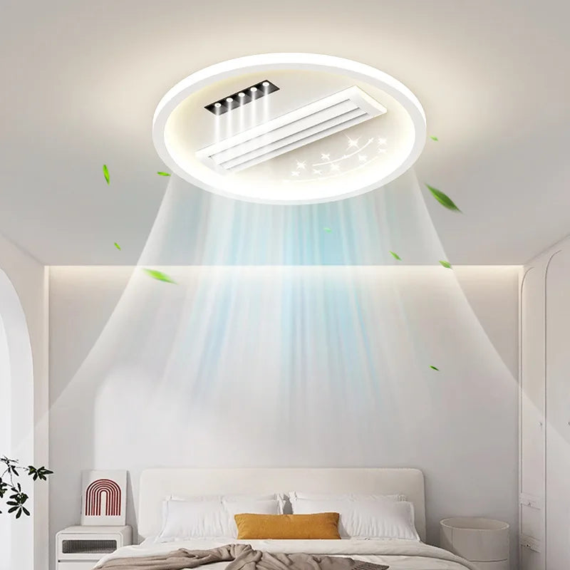 Modern Ultra Thin Leafless Ceiling Light Full Spectrum Eye Protection Ceiling Light For Bedroom Living Room Home Decoration