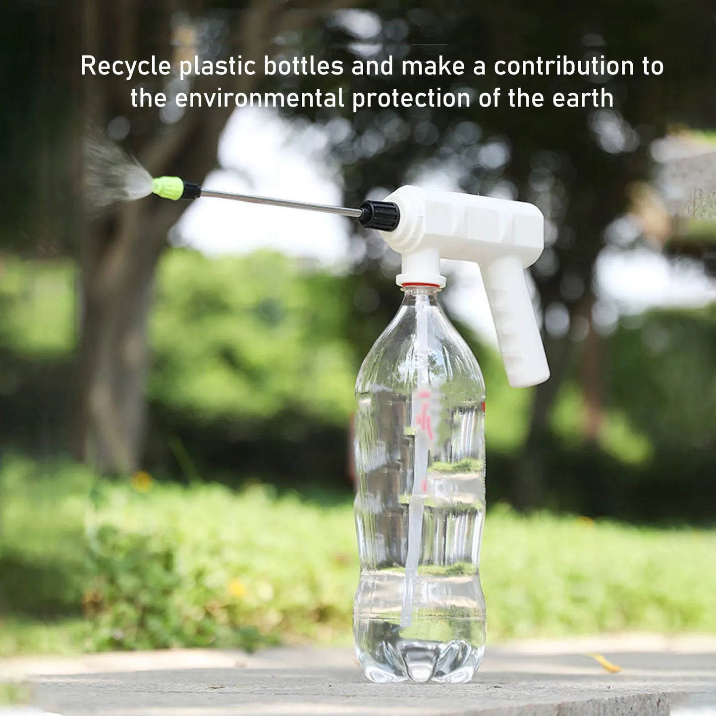 Battery Powered Sprayer Head Wide Compatibility Electric Plant Sprayer Spout Automatic USB Rechargeable Plastic for Home