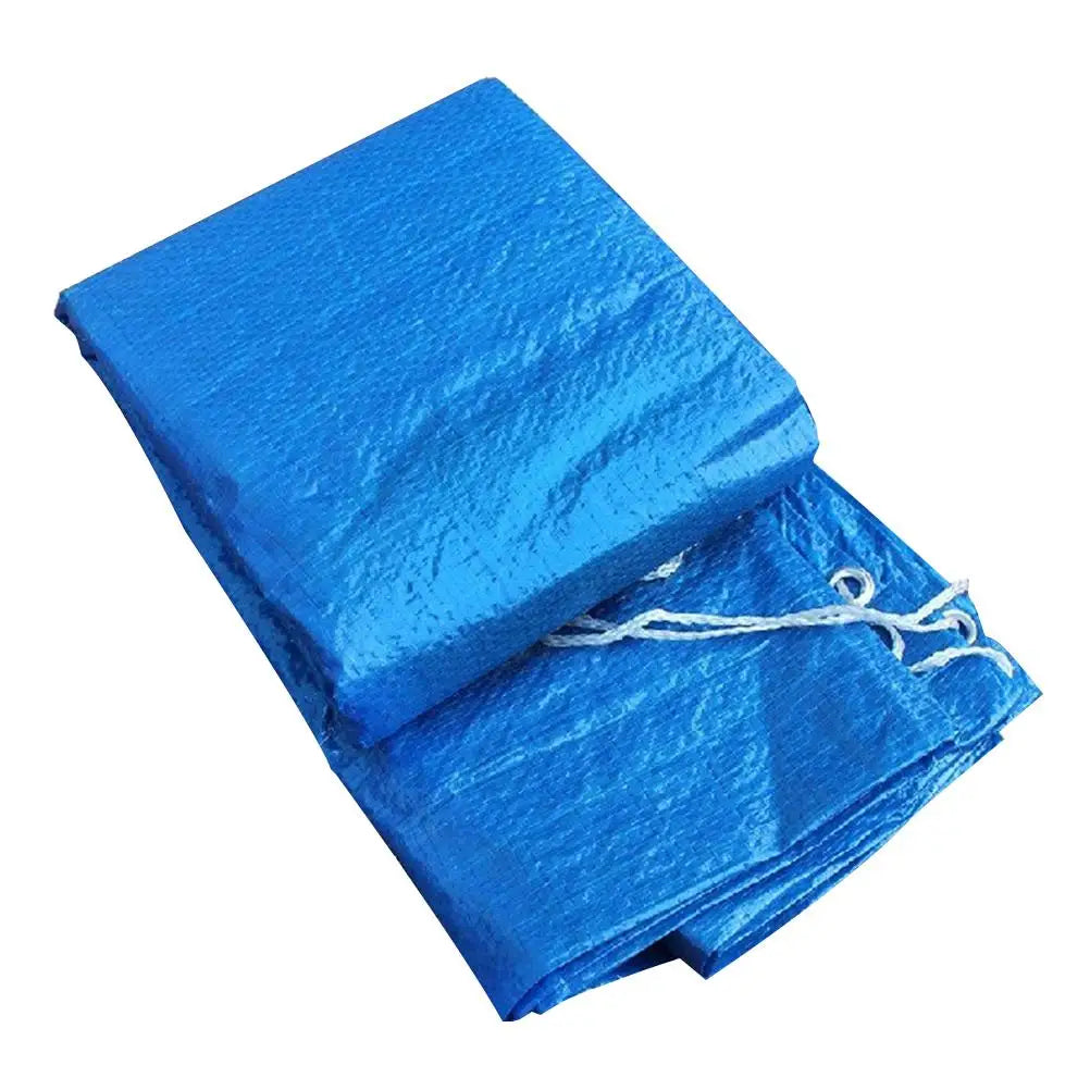 210cm Diameter Blue Round Pool Cover - Rainproof & Dustproof for Frame/Inflatable Swimming Pools, Ideal for Pool Owners