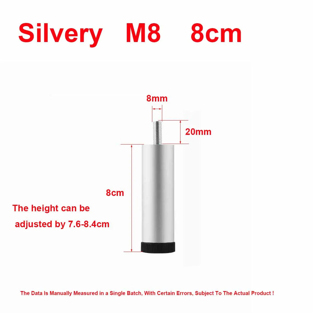 M8Furniture Height Increasing Foot Pads Washing Machines Refrigerators Height Increasing Shock-Absorbing Adjustable Support Legs