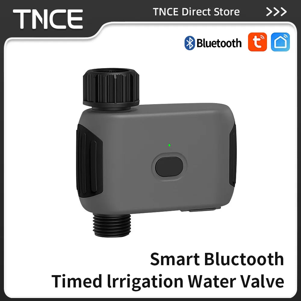 TNCE Smart Tuya Bluetooth Garden Water Timers  Rain Delay Programmable Automatic Sprinkler Drip Irrigation Valve Support Alexa
