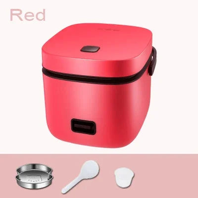 1.2L Mini Electric Rice Cooker Intelligent Automatic Household Kitchen Cooker 1-2 People Small Food Warmer Steamer