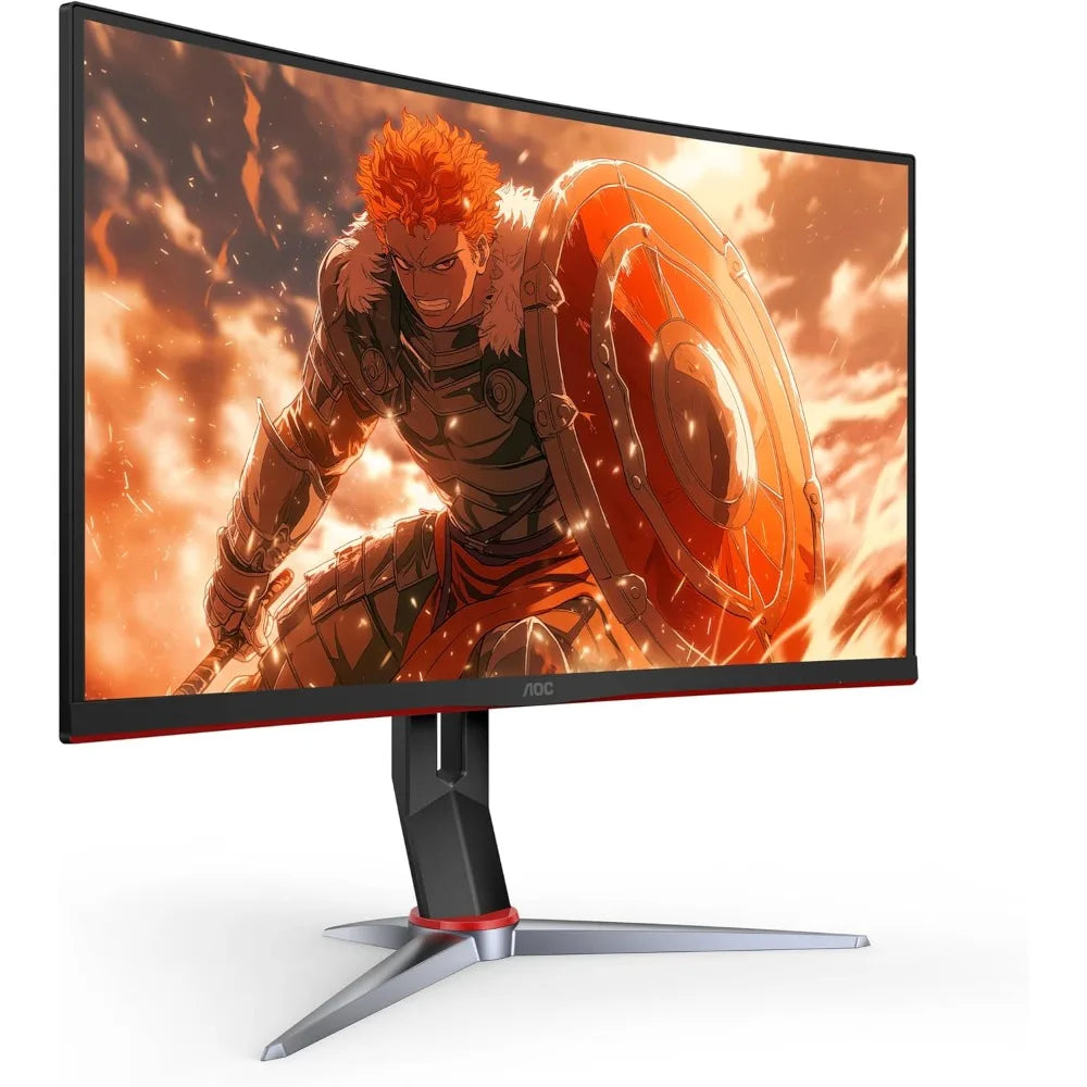 Popular C27G2Z 27" Curved Frameless Ultra-Fast Gaming Monitor,FHD 1080p, 0.5ms 240Hz, FreeSync, 2x HDMI 2.0,Height Adjustable