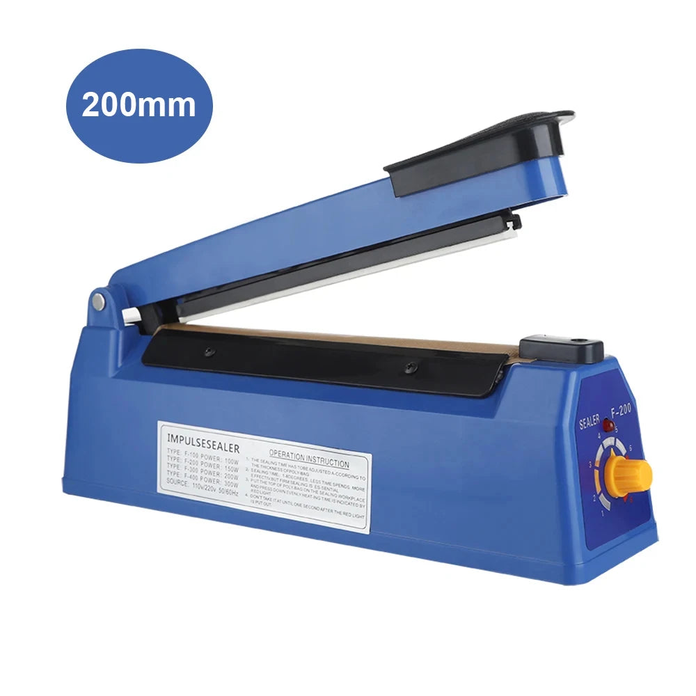 Plastic Bag Sealer Heat Sealing Machine Hand Pressure Thermal Packaging Machine Food Heat Bag Sealer for Plastic Bags Packaging