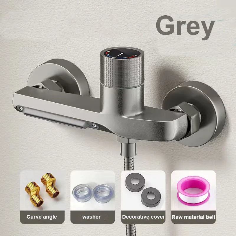 Brass Bathroom Shower Faucet Mixing Valve Shower Shower Set Bathtub Mixing Switch Hot and Cold Faucet Shower Faucet
